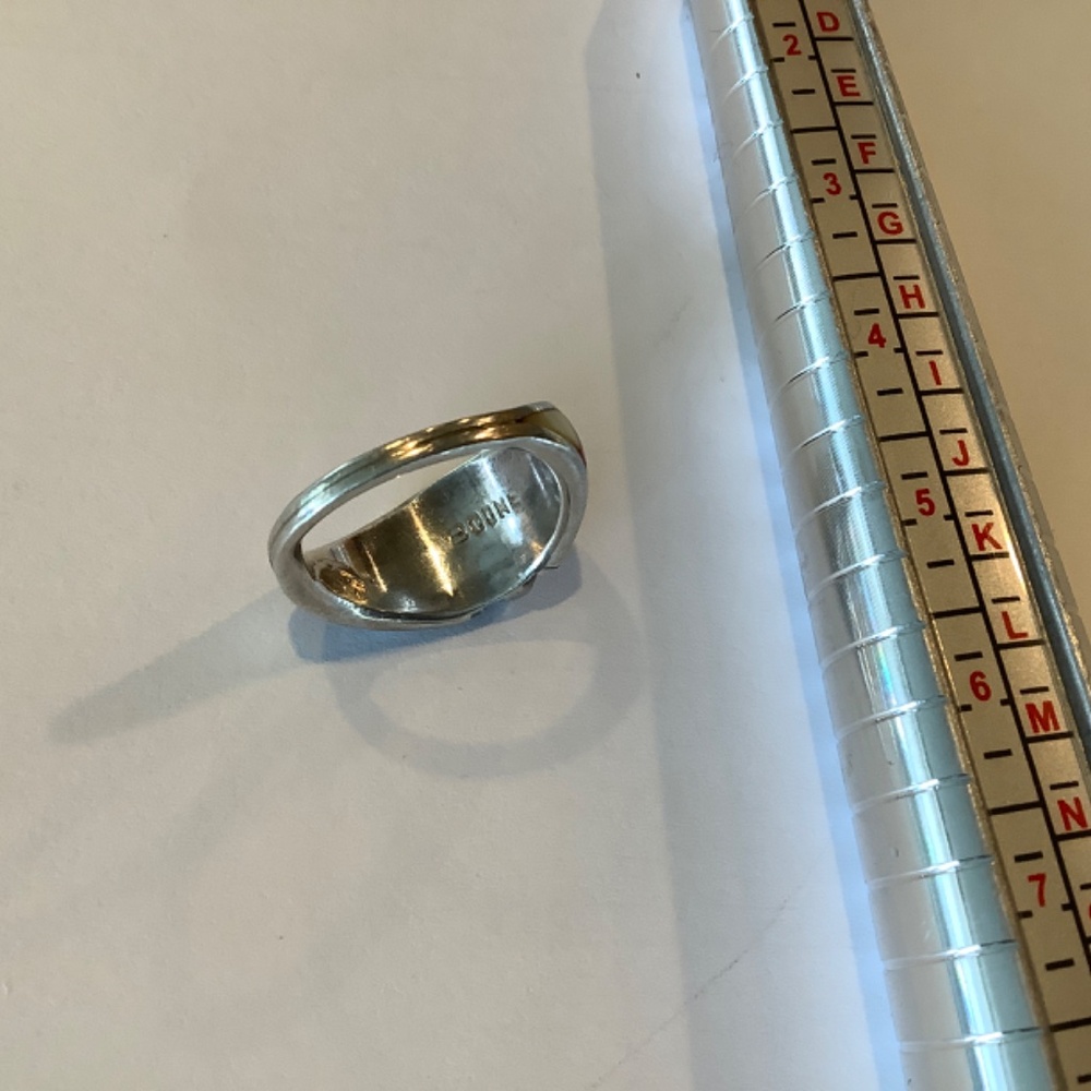 Native American Inlaid Ring- Boone View 2